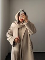 پالتو هرمس کرم روشن - Image 5