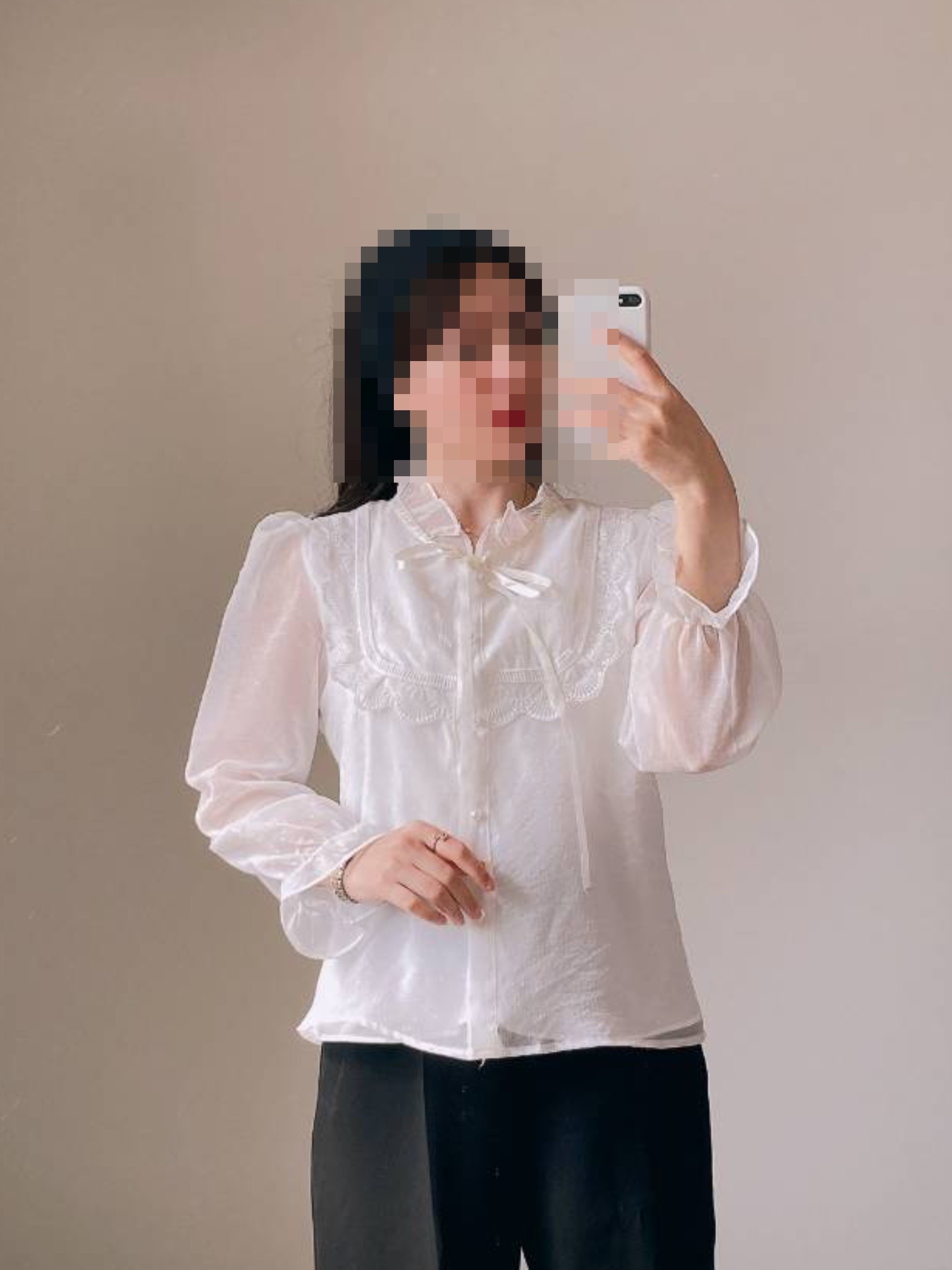 photo-output شومیز پاپیون مجلسی - Image 1