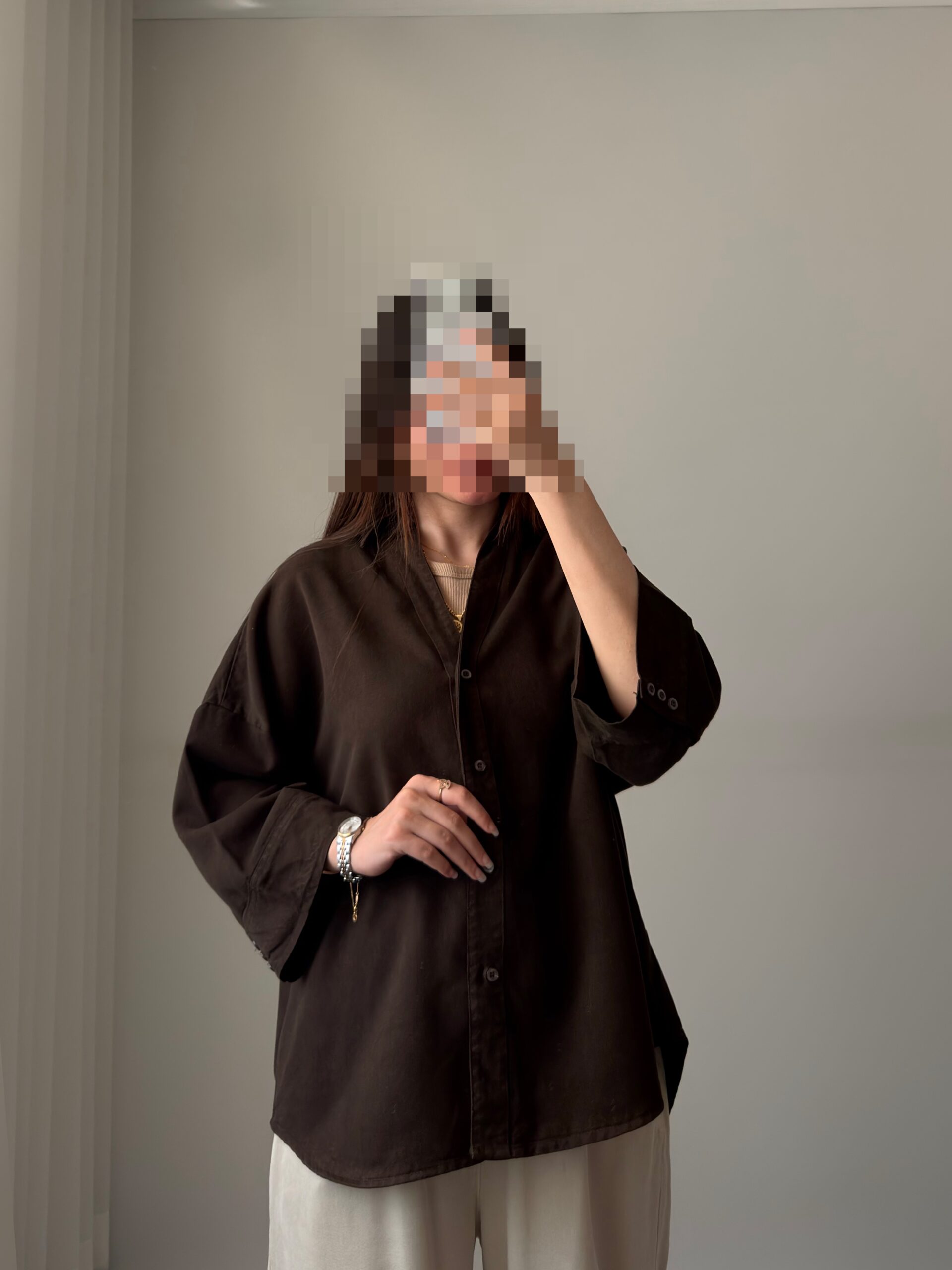 photo-output شومیز نارگیل - Image 1