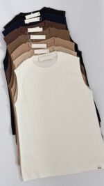 تاپ یقه گرد بیسیک قد63 - Image 2
